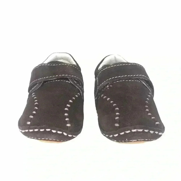 Rileyroos Jakester Baby Shoes Saddle Brown 3–6M Suede Walkers NWT Soft Sole - Picture 5 of 12